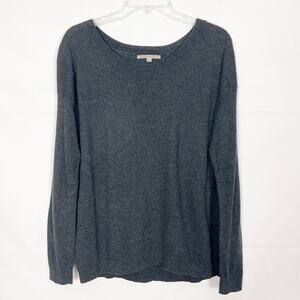 Gap Bella Circle Wool Blend Charcoal Pullover Sweater Size Small